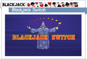logo de commutateur de blackjack
