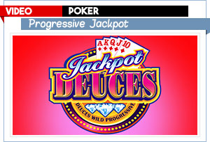 Graphique de Vidéo Poker à Jackpot Progressif
