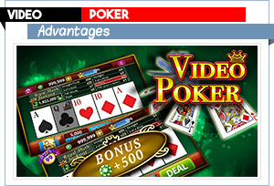 avantages du vidéo poker