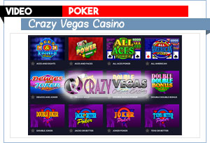 vidéo poker crazy vegas casino