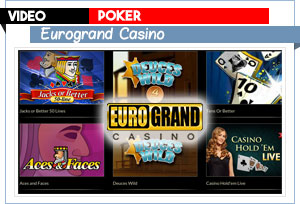 vidéo poker eurogrand casino