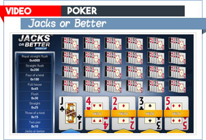 vidéo poker jacks or better