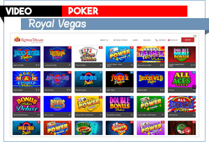 vidéo poker royal vegas casino