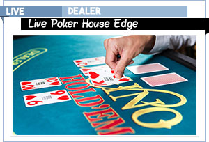 avantage de la maison de poker en direct