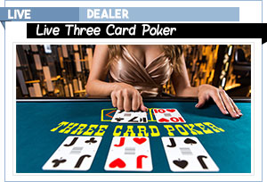 poker à trois cartes en direct