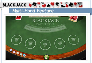 fonction multi-mains au blackjack
