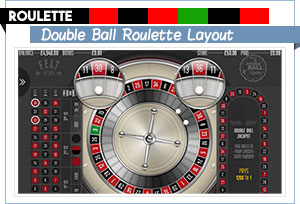 disposition de la roulette à double boule