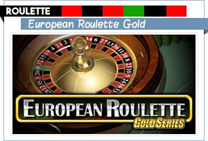 roulette européenne en or par microgaming