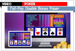 Poker à Double Bonus à Paiement Intégral