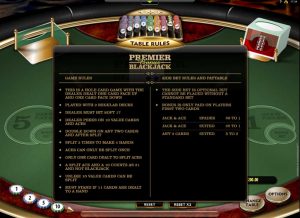 règles du blackjack bonus