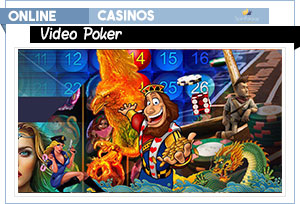 vidéo poker de casino de rotation