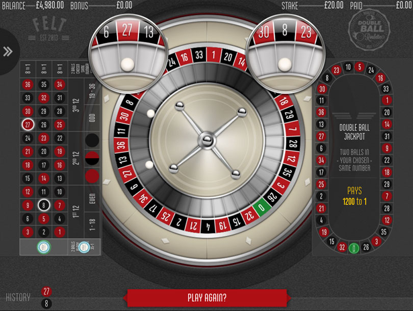 roulette à double boule