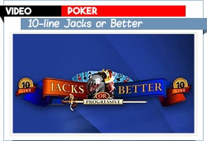 vidéo poker 10 lignes progressives